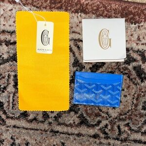 Blue Goyard Wallet brand new